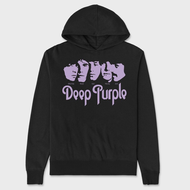 DEEP PURPLE Art1, Hanorac Oversize Barbati (Unisex)