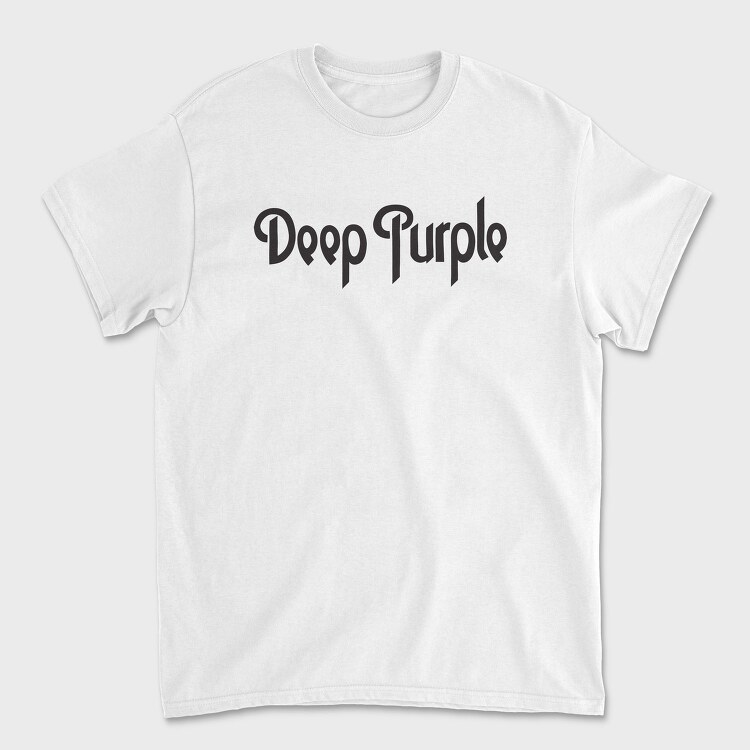 DEEP PURPLE Band logo name, Tricou Barbati (Unisex)