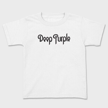 DEEP PURPLE Band logo name, Tricou Copii
