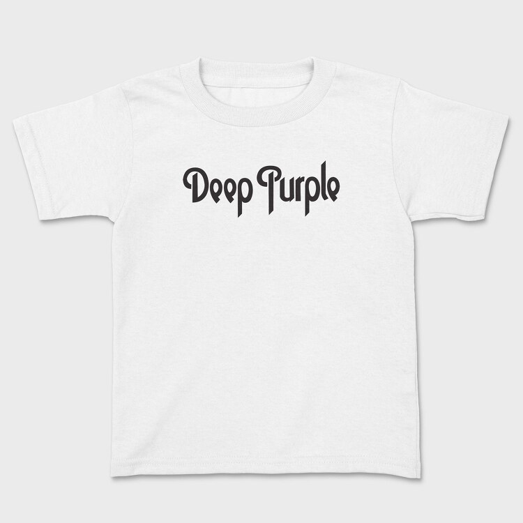 DEEP PURPLE Band logo name, Tricou Copii