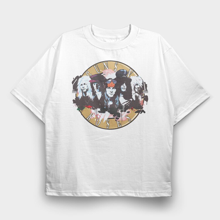 GNR Art1, Tricou Oversize Barbati (Unisex)