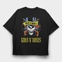 GUNS N ROSES Art1, Tricou Oversize Barbati (Unisex)