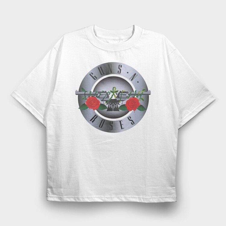 GUNS N ROSES Art2, Tricou Oversize Barbati (Unisex)