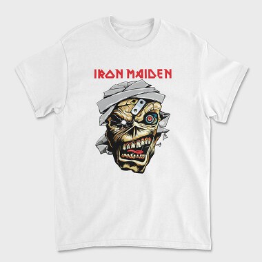 IRON MAIDEN EDDIE METAL, Tricou Barbati (Unisex)