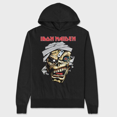 IRON MAIDEN EDDIE METAL, Hanorac Oversize Barbati (Unisex)
