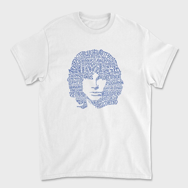 JIM MORRISON, Tricou Barbati (Unisex)