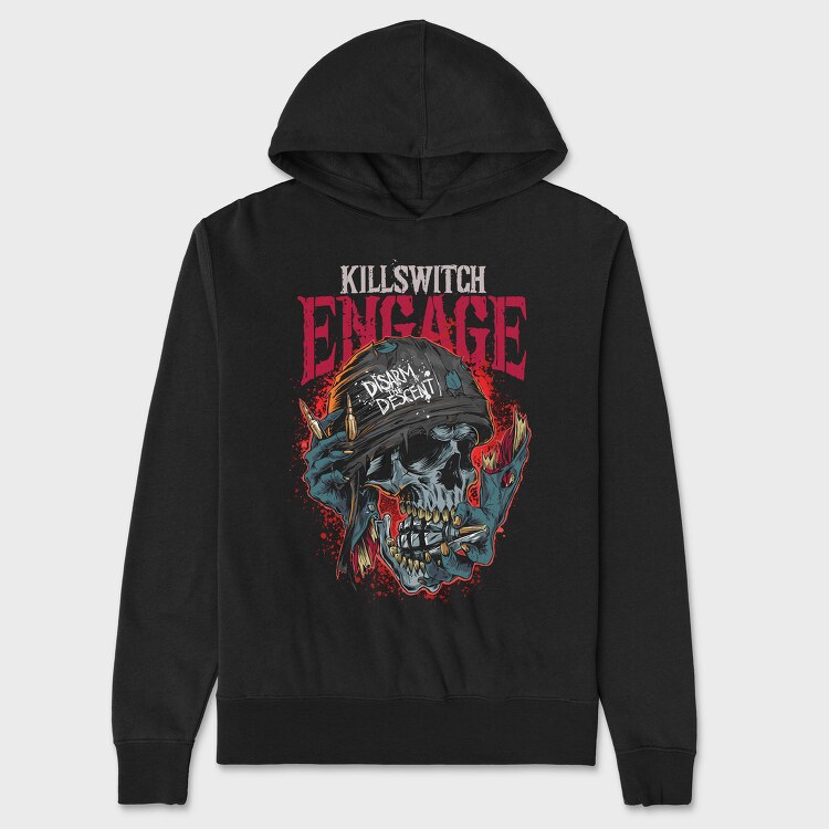 KILLSWITCH ENGAGE, Hanorac Oversize Barbati (Unisex)