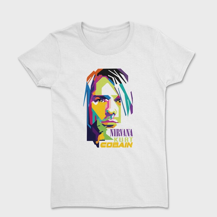 KURT COBAIN 1, Tricou Femei