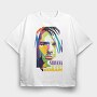KURT COBAIN 1, Tricou Oversize Barbati (Unisex)