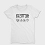 LED ZEPPELIN Logo Art, Tricou Femei