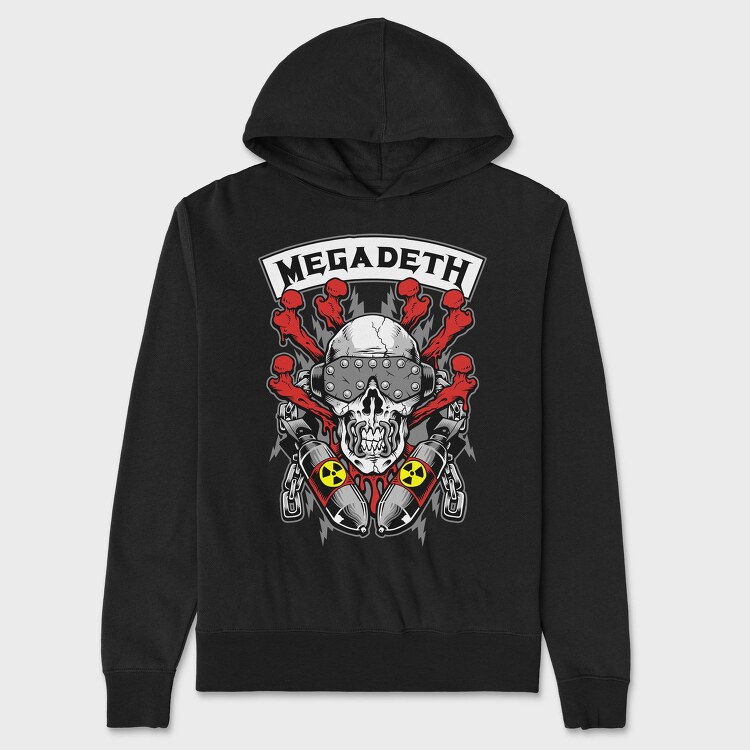 MEGADETH Art3, Hanorac Oversize Barbati (Unisex)