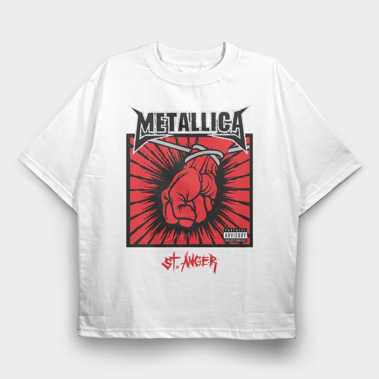 METALLICA St. Anger, Tricou Oversize Barbati (Unisex)