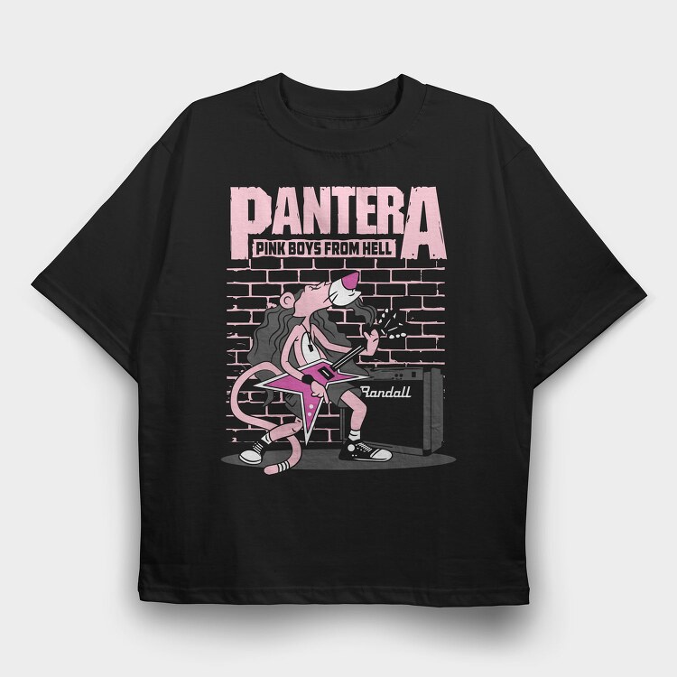PANTERA PBFH, Tricou Oversize Barbati (Unisex)