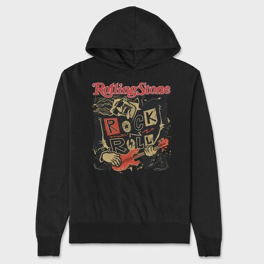 ROLLING STONE Rock N Roll, Hanorac Oversize Barbati (Unisex)