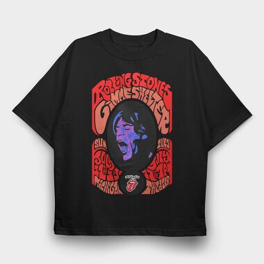 ROLLING STONES Art1, Tricou Oversize Barbati (Unisex)