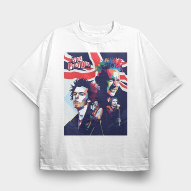 SEX PISTOLS Art1, Tricou Oversize Barbati (Unisex)
