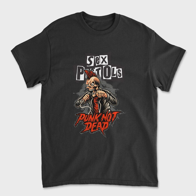 SEX PISTOLS Punk Not Dead, Tricou Barbati (Unisex)