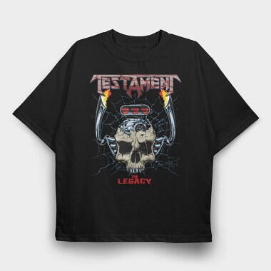 TESTAMENT, Tricou Oversize Barbati (Unisex)