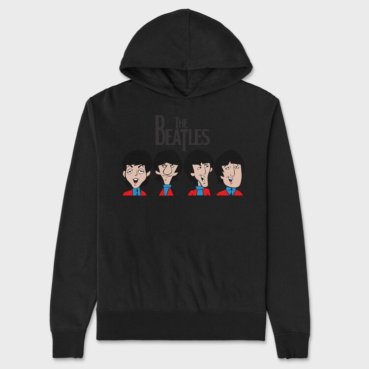 THE BEATLES, Hanorac Oversize Barbati (Unisex)