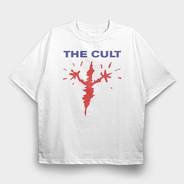 THE CULT, Tricou Oversize Barbati (Unisex)