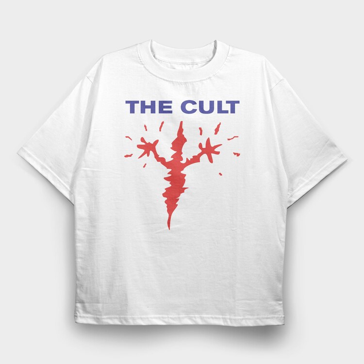 THE CULT, Tricou Oversize Barbati (Unisex)
