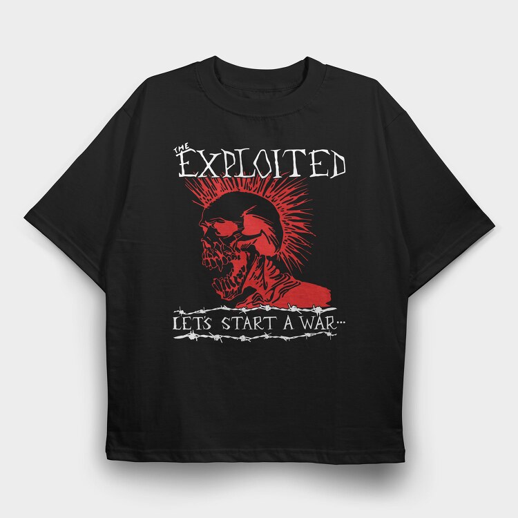 THE EXPLOITED, Tricou Oversize Barbati (Unisex)