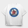 THE WHO Band logo Art, Tricou Oversize Barbati (Unisex)