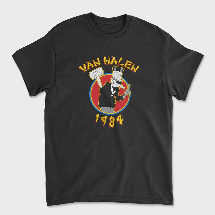 VAN HALEN 1984 Art, Tricou Barbati (Unisex)