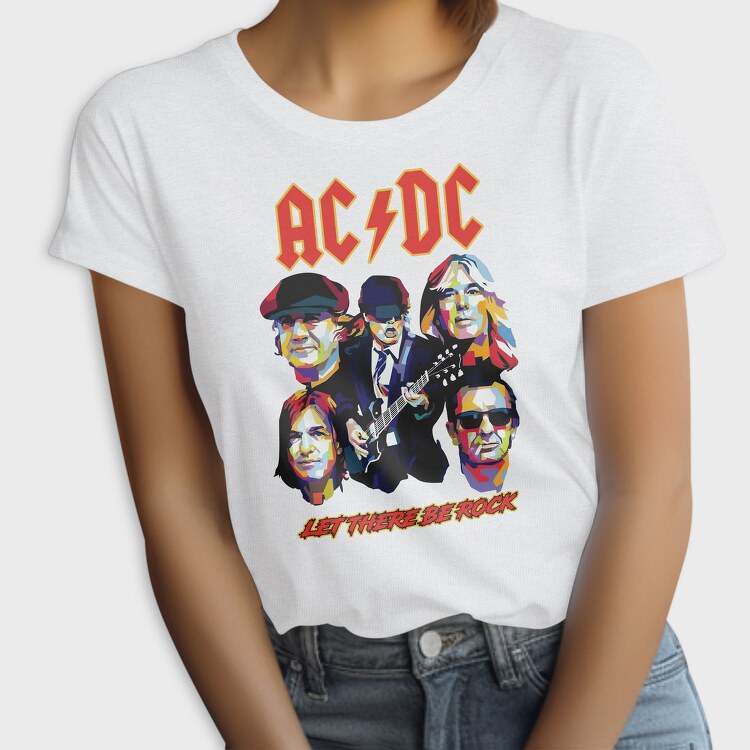 ACDC Let there be Rock, Tricou Femei