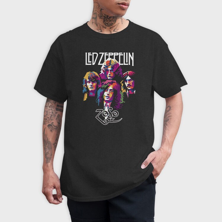 LED ZEP 1, Tricou Barbati (Unisex)