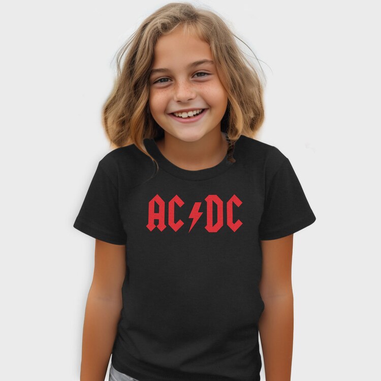 ACDC Logo Art, Tricou Copii
