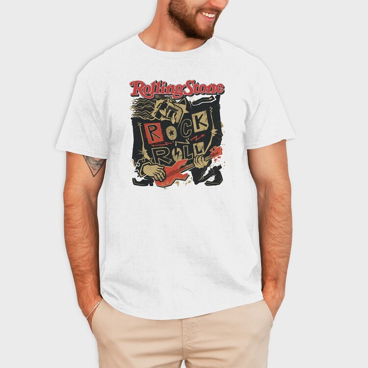 ROLLING STONE Rock N Roll, Tricou Barbati (Unisex)