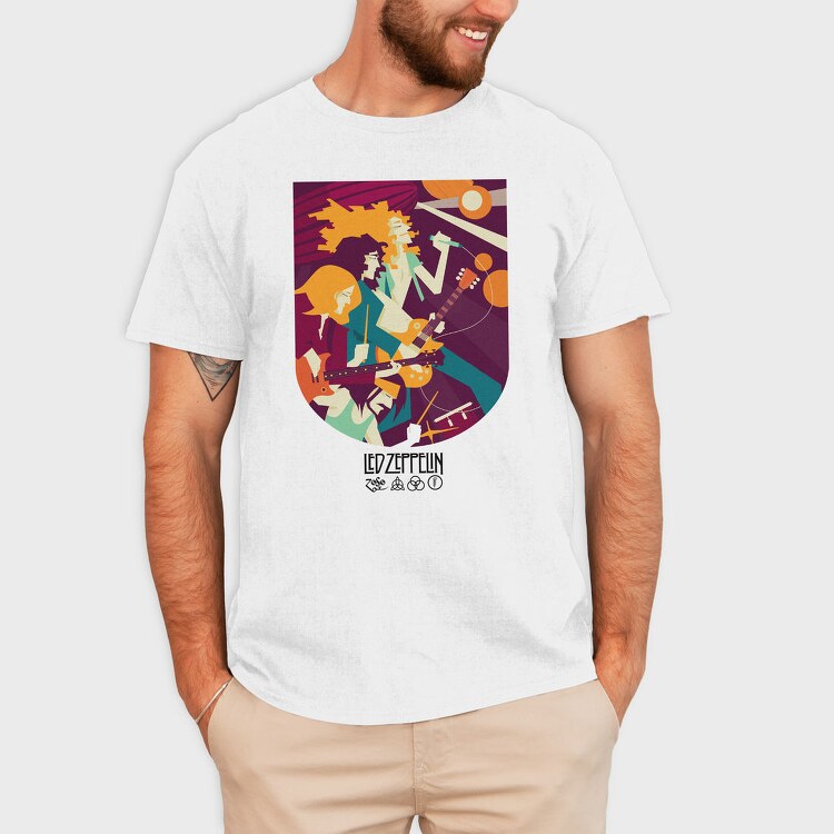 LED ZEP 2, Tricou Barbati (Unisex)