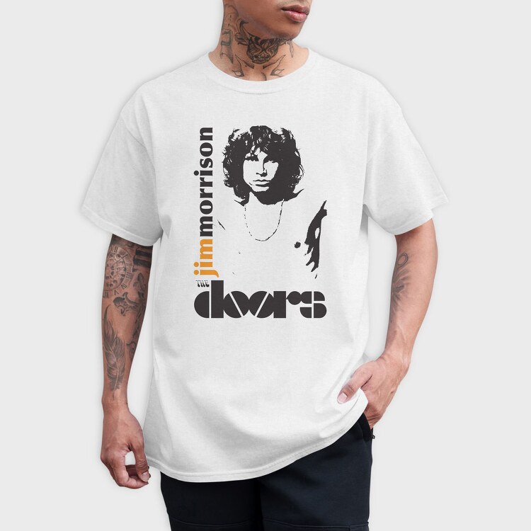 THE DOORS Jim Morrison, Tricou Barbati (Unisex)