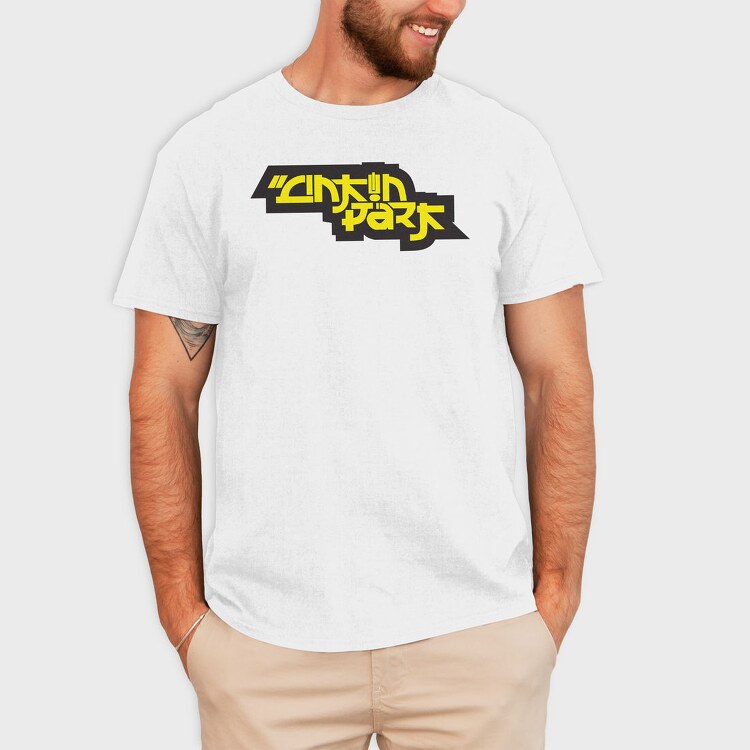 LINKIN PARK Logo Name Art, Tricou Barbati (Unisex)