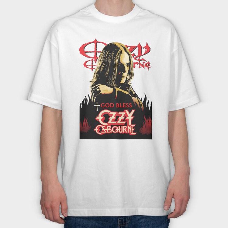 OZZY OSBOURNE 1, Tricou Oversize Barbati (Unisex)