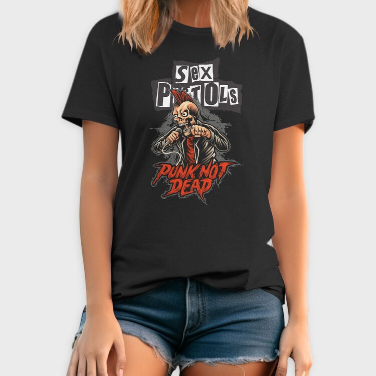 SEX PISTOLS Punk Not Dead, Tricou Barbati (Unisex)