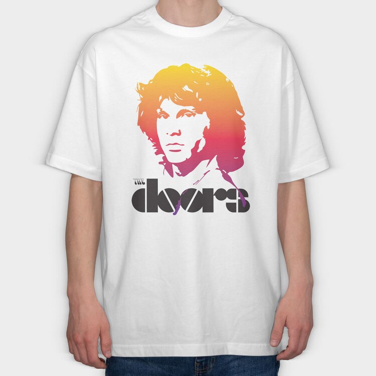 THE DOORS, Tricou Oversize Barbati (Unisex)