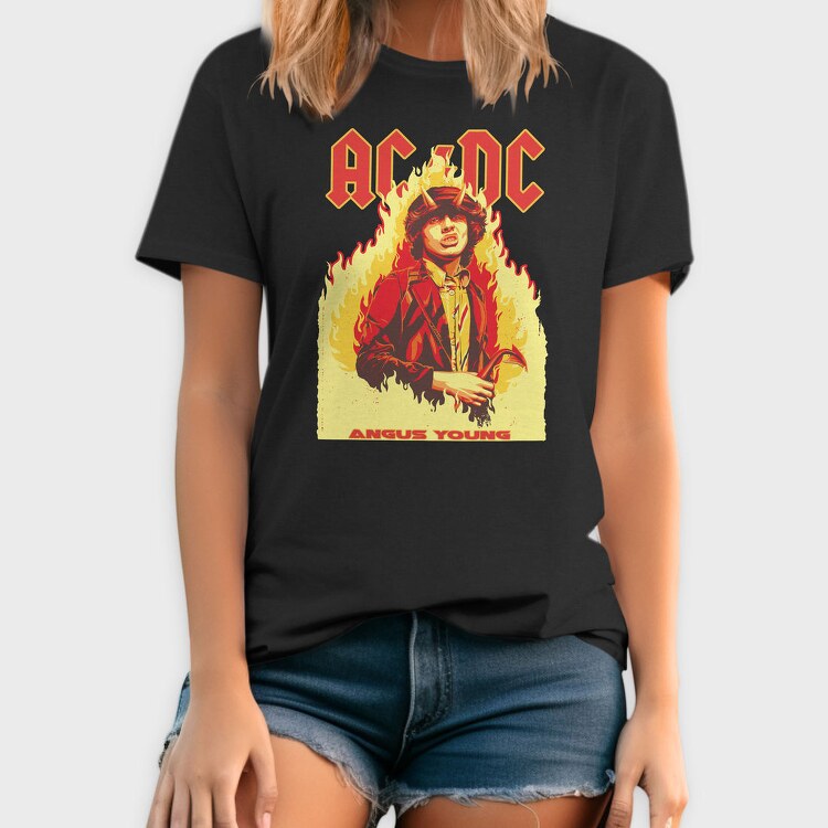 ANGUS YOUNG Art1, Tricou Barbati (Unisex)