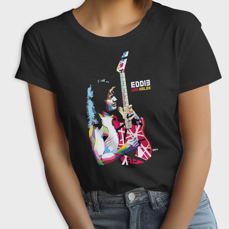 EDDIE VAN HALEN, Tricou Femei