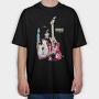 EDDIE VAN HALEN, Tricou Oversize Barbati (Unisex)