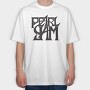 PEARL JAM Band logo Art, Tricou Oversize Barbati (Unisex)