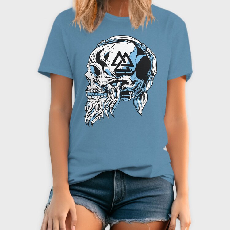 Viking Skull 5, Tricou Barbati (Unisex)