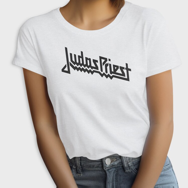 JUDAS PRIEST Band logo Art, Tricou Femei