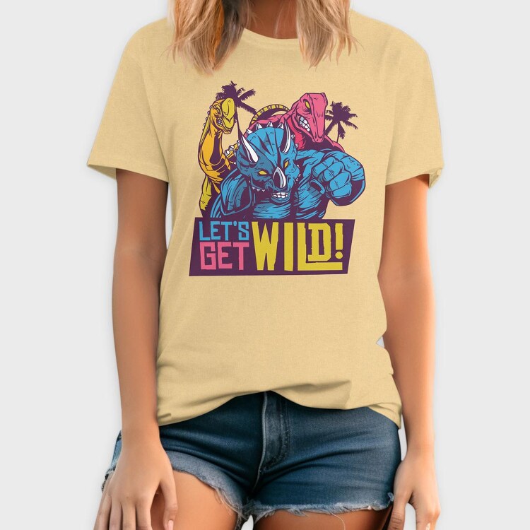 Lets Get Wild, Tricou Barbati (Unisex)