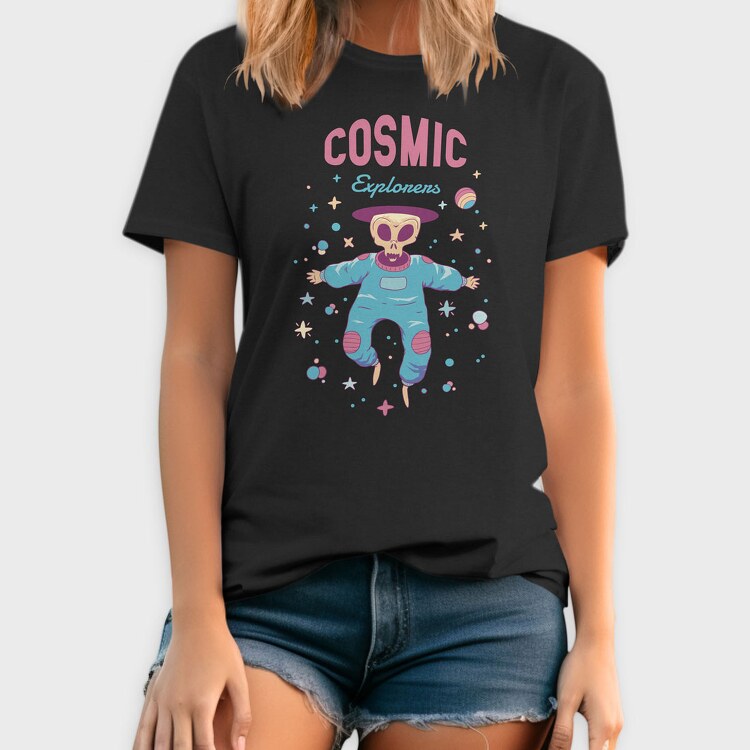 Cosmic Explorers, Tricou Barbati (Unisex)