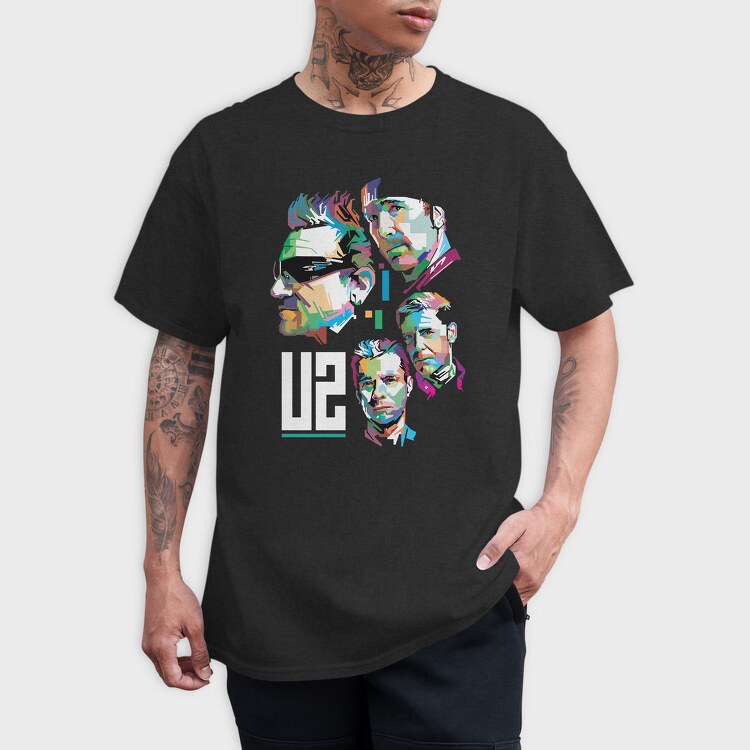 U2 Art1, Tricou Barbati (Unisex)