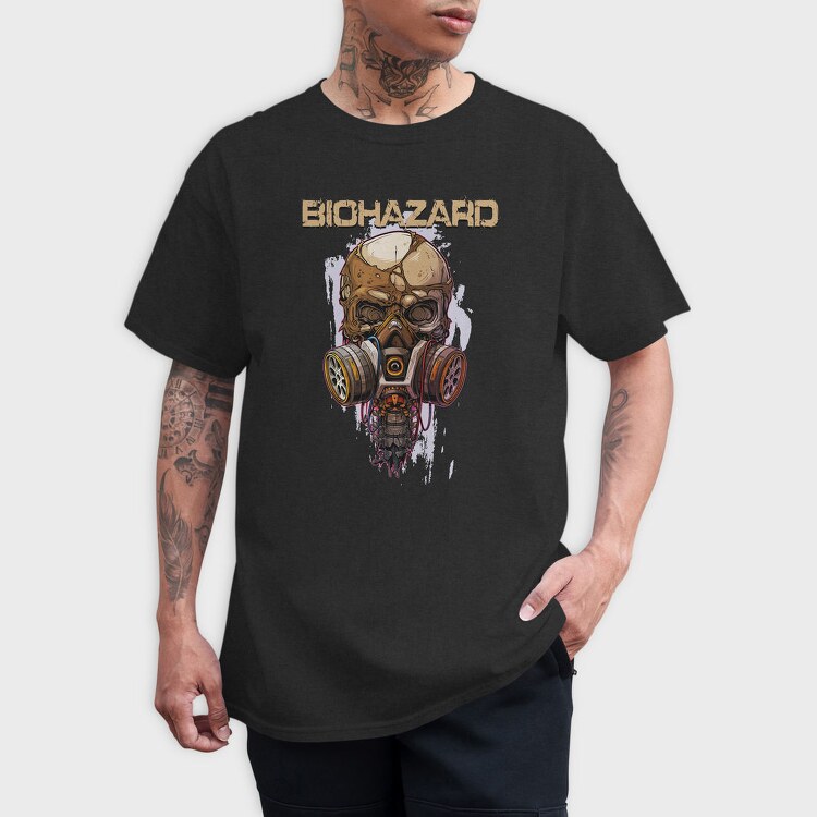 BIOHAZARD Art1, Tricou Barbati (Unisex)