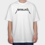 METALLICA logo Art, Tricou Oversize Barbati (Unisex)