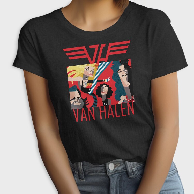 VAN HALEN Art1, Tricou Femei